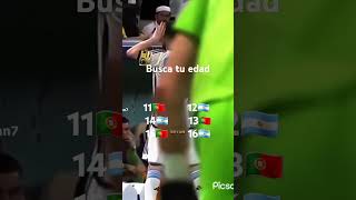 Busca tu edad messi futbol neymar [upl. by Anahir]