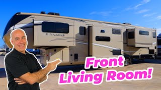 Front Living Room Luxury Fifth Wheel  2023 Jayco Pinnacle 38FLGS [upl. by Beckie427]