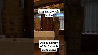 Abbey Library of St Gallen in Switzerland with real MUMMY inside switzerland stgallen [upl. by Oicnecserc568]