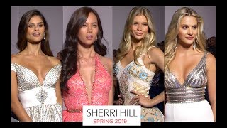 Sherri Hill Spring 2019 Dresses  Runway Show NY Fashion Week [upl. by Rafaela851]