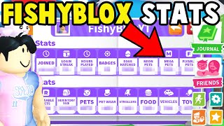 FishyBlox Adopt Me Account Stats Exposed [upl. by Onileva350]