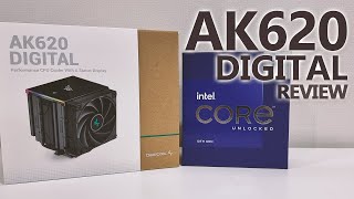 Deepcool AK620 Digital Review  vs i913900K Load Test [upl. by Jamila]