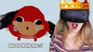 HE NEEDS MY HELP VR CHAT i am the queen D [upl. by Hendrik]