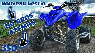 Yamaha 350 Raptor  NOUVEAU QUAD DANS LA TEAM 💙😍 [upl. by Cindelyn143]