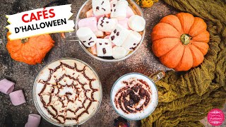 3 idées recettes de cafés pour Halloween [upl. by Noe845]