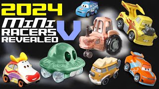 Mattel Disney Cars 2024 Mini Racers Case V COMPLETE Contents  Tractor Mator Hot Rod Mater Clown [upl. by Akihsar]