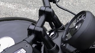 Triumph Black Bobber 1200 Test Ride Moto in Action [upl. by Lopez794]