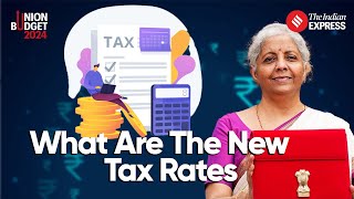 Income Tax Slab 202425 FM Nirmala Sitharaman Unveils New Tax Rates  Budget 2024 [upl. by Eimma136]