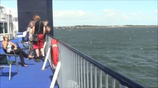 Scandlines ferry announcement on MS Schleswig Holstein Puttgarden to Rodby [upl. by Icaj411]