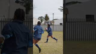 Derby day 2024 Edgemead High School vs Fairbairn College  FBC Lionesses warming up 🦁🏉💙 [upl. by Allevon634]