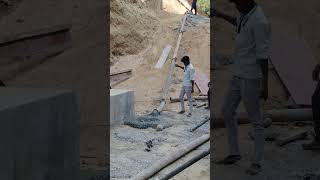 Concrete passing work skill Amzing construction [upl. by Aranahs]