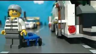 Lego Brickfilm Cars amp Action amp Races KfzNet StopMotion Movie [upl. by Yntrok]