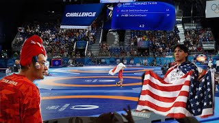 Dake Vs Takatani  Best wrestling match of Paris Olympics [upl. by Otter]