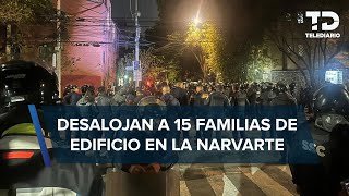 Invasores de predios agreden a policías de CdMx en la colonia Piedad Narvarte [upl. by Enelam]