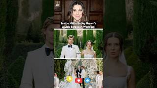 Inside Millie Bobby Browns Lavish European Wedding [upl. by Eetnwahs229]