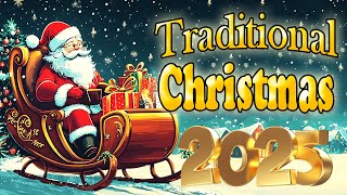 Traditional Christmas Music  Peaceful Christmas Music  Best of 1950s to 1970s Christmas Carols [upl. by Marinna]