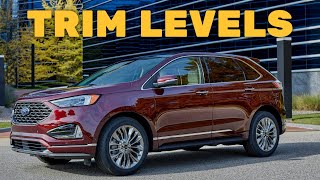 2022 Ford Edge Trim Levels and Standard Features Explained [upl. by Suoirred607]