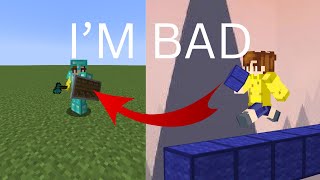 Bedrock Player Tried Java 19 PVP [upl. by Wsan]