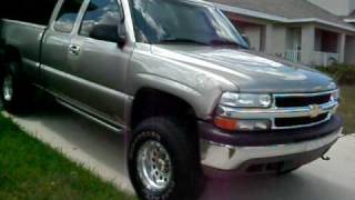 2001 Chevy Silverado 1500 extended cab 4x4 lifted ft 5800 [upl. by Drofxer]