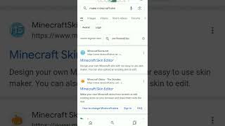 How to make Minecraft skin minecraft shorts [upl. by Maureen425]