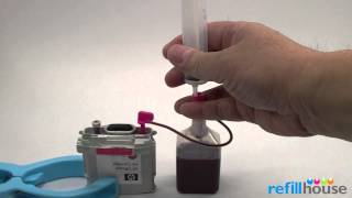 How to refill HP 940 940XL Ink Tanks  MagicTube Refill System [upl. by Flan629]