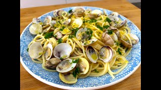 Spaghetti vongole e limone 😋 Incredibile piatto dellestate [upl. by Ahrat462]