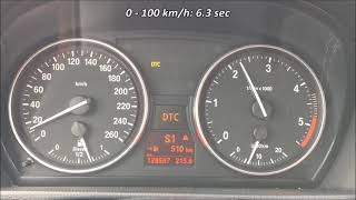 BMW E91 330d Stage 1 300 HP N57 Acceleration [upl. by Clabo]