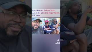 Springfield Ohio Haitians eating cats from the hasians their self dont take Trumps word for it [upl. by Ayra]