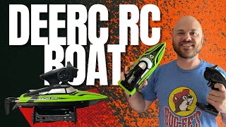 Full Review  DEERC RC Boat [upl. by Aerdnu370]