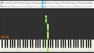 Pollito Chicken  Canción Infantil piano tutorial [upl. by Nemaj]