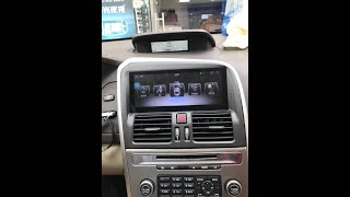 Android Auto Apple CarPlay head unit for Volvo Retains factory backup camera input SWC AC [upl. by Hardie]