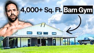 The MASSIVE 4000 Sq Ft BARN GYM of Rich Froning CF Games Legend [upl. by Orest]