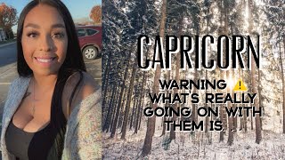 CAPRICORN ♑️ WARNING ⚠️ This reading gets DARK‼️What’s REALLY going on with them is… [upl. by Nylyrehc]