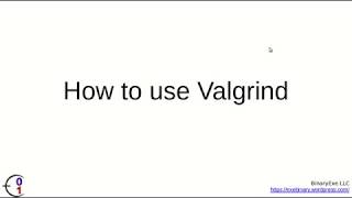 Valgrind tool in Linux [upl. by Stillmann]