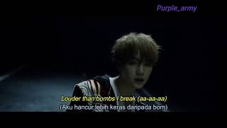 BTS  Louder Than Bombs MV INDO SUB Lirik Terjemahan Indonesia [upl. by Pruchno]