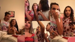 Millie Bobby Brown w Maddie Ziegler amp Lilia Buckingham  Instagram Live Stream  26 August 2017 [upl. by Finnigan]