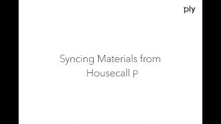 Ply 🤝 Housecall Pro  Sync Materials [upl. by Claiborn]