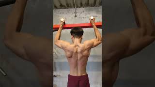 Back day back pull ups 💪💪💪 [upl. by Rosana]