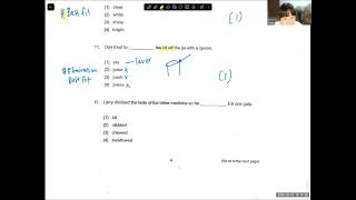 3A PSLE Marking Zoom Session 3  Grammar amp Vocab MCQ [upl. by Catharina]