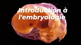 INTRODUCTION A LEMBRYOLOGIE [upl. by Yanttirb]