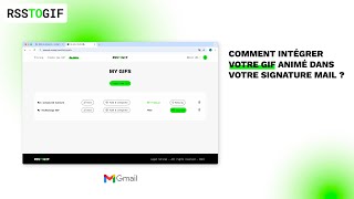 COMMENT INTÉGRER VOTRE GIF ANIMÉ DANS VOTRE SIGNATURE GMAIL [upl. by Riki743]