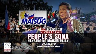 LIVE PEOPLE’S SONA Hakbang ng Maisug Rally sa Liwasang Bonifacio Manila  July 20 2024 [upl. by Kreager]