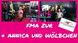 FMA Messe  Pferde Freunde  mit Annica und Wölbchen  Reitsportmesse Niederrhein [upl. by Winnie]