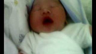 Hungry newborn baby Amiel [upl. by Normac]