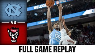 North Carolina vs NC State Full Game Replay  202324 ACC Men’s Basketball [upl. by Elem]