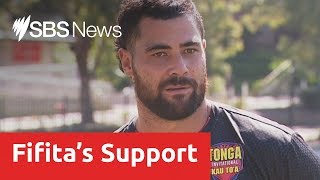 Andrew Fifita offers support to Nelson AsofaSolomona following an alleged street brawl in Bali [upl. by Nayrda819]