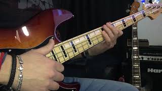 Sire Marcus Miller V7 Vintage  Bass Cover  Cosas Mías  Los Abuelos De La Nada [upl. by Radley]