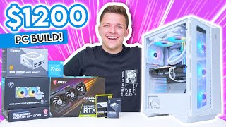 Best 1200 Gaming PC to Build in 2022 Full Build Tutorial amp 1440p Gaming Benchmarks [upl. by Eikcir]