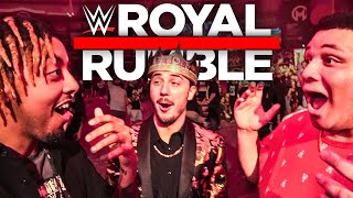 I Played WWE 2K24 at the Royal Rumble VLOG [upl. by Chloe]