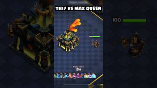 TH17 VS MAX ARCHER QUEEN🔥💀 clashofclans coc cocshorts [upl. by Barde]